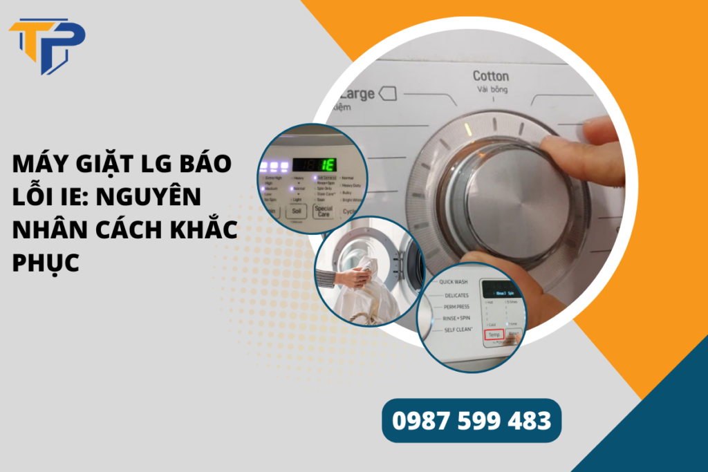 Máy giặt lg báo lỗi ie