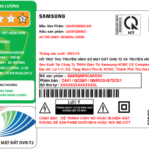 Smart Tivi Neo QLED 4K 85 inch Samsung QA85QN85C