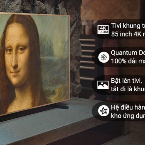 Smart Tivi Khung Tranh The Frame QLED Samsung 4K 85 inch QA85LS03B